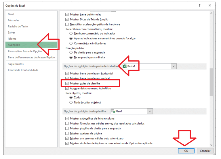 Como Reexibir Abas No Excel Printable Templates Free