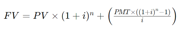 Fórmula - Calculadora-juros-compostos-com-aporte